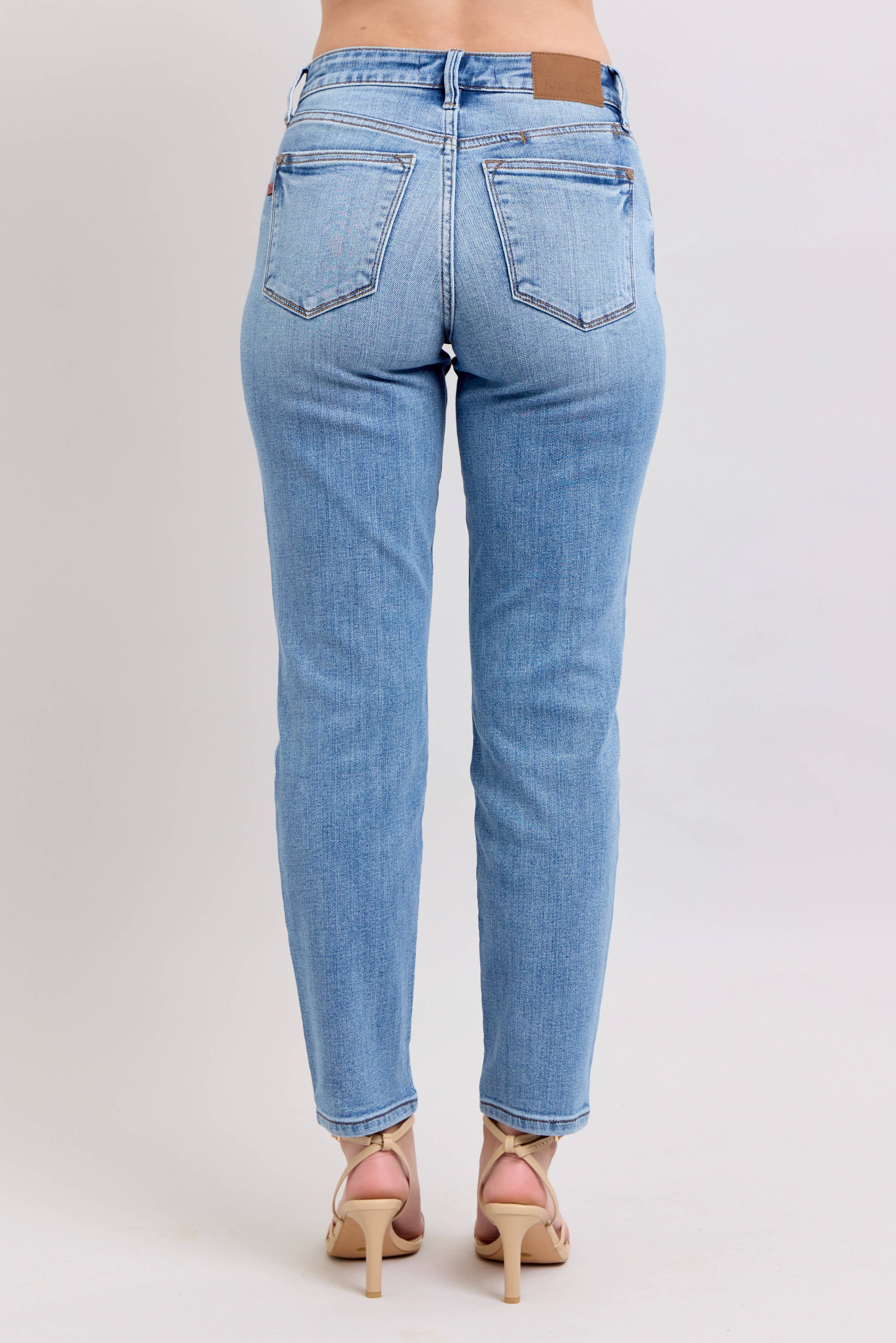 Vintage Wash Slim Fit Jeans - Image 7