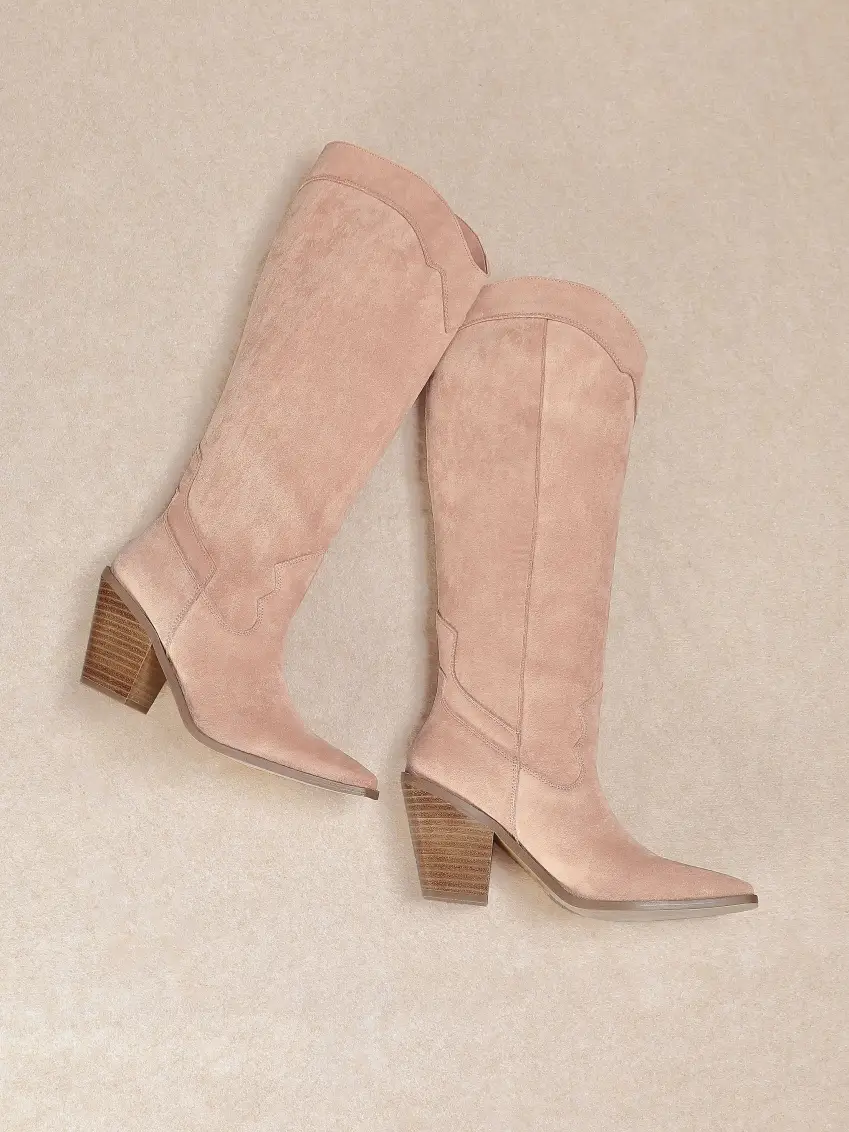 Classy Suede Tall Boot - Image 4