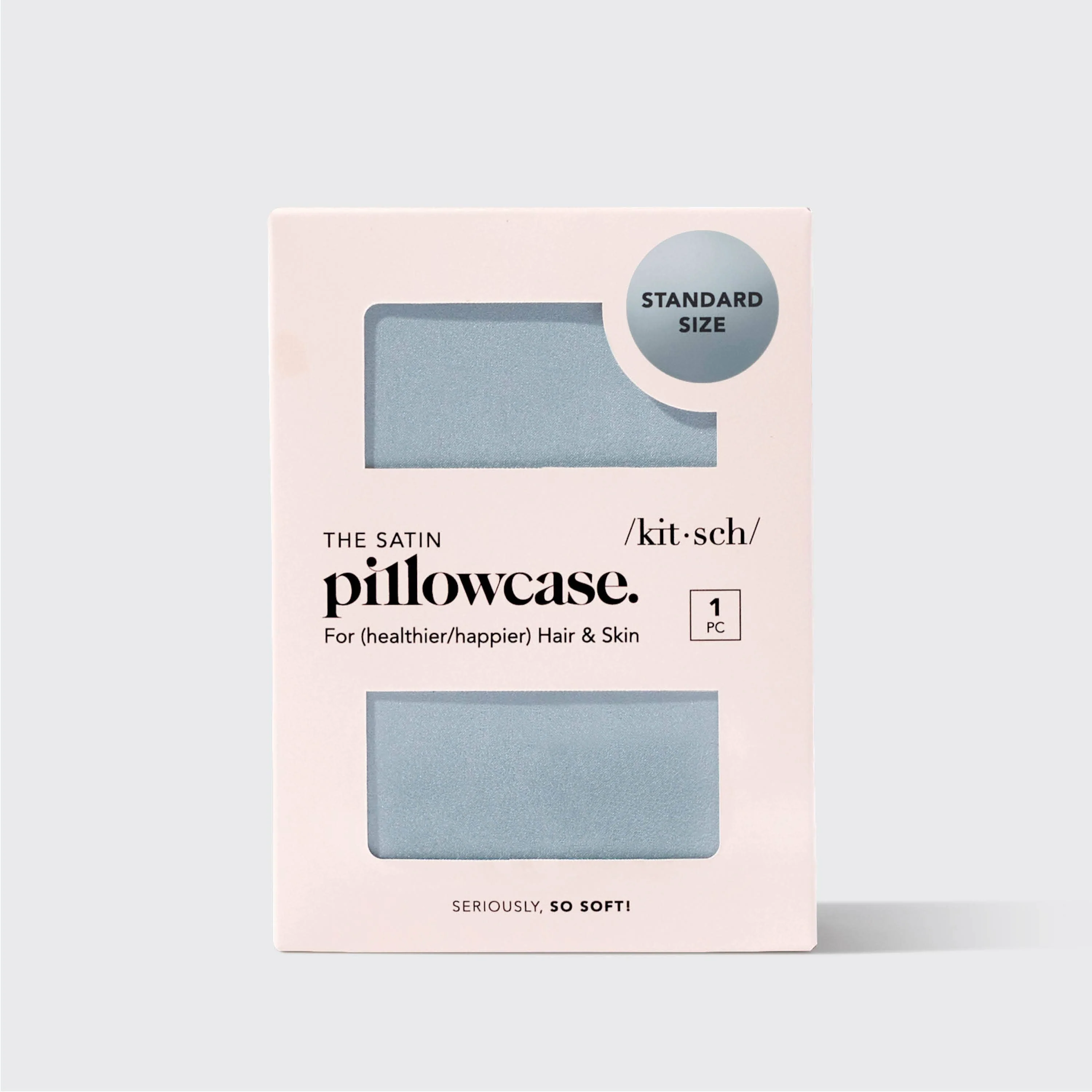 Standard Satin Pillowcase - Haze Blue - Image 6