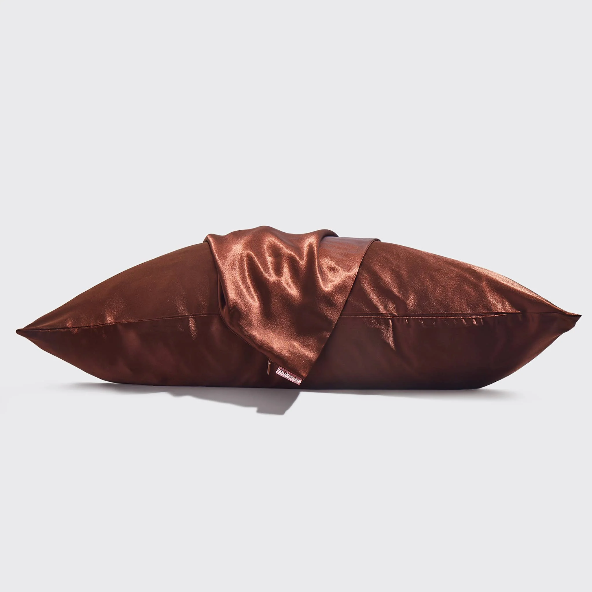 Standard Satin Pillowcase - Chocolate - Image 5